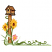 C1: Birdhouse---Toffee(Isacord 40 #1126)&#13;&#10;C2: Shading & Flowers---Rust(Isacord 40 #1058)&#13;&#10;C3: Sunflower & Flower---Papaya(Isacord 40 #1024)&#13;&#10;C4: Flower---Corsage(Isacord 40 #1016)&#13;&#10;C5: Outline---Black(Isacord 40 #1234)&#13;