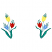 C1: Leaves & Stems---Evergreen(Isacord 40 #1208)&#13;&#10;C2: Flower---Poinsettia(Isacord 40 #1147)&#13;&#10;C3: Flower---Citrus(Isacord 40 #1187)&#13;&#10;C4: Flower---Winter Sky(Isacord 40 #1165)&#13;&#10;C5: Flower---Evergreen(Isacord 40 #1208)&#13;&#1