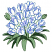 C1: Leaves & Stem---Bright Mint(Isacord 40 #1510)&#13;&#10;C2: Tulips---White(Isacord 40 #1002)&#13;&#10;C3: Shading---Cadet Blue(Isacord 40 #1226)&#13;&#10;C4: Outline---Tropical Blue(Isacord 40 #1534)&#13;&#10;C5: Leaves & Outline---Lime(Isacord 40 #117