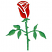 C1: Rose---Poinsettia(Isacord 40 #1147)&#13;&#10;C2: Leaves & Stem---Lima Bean(Isacord 40 #1177)