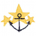 C1: Stars---Lemon(Isacord 40 #1167)&#13;&#10;C2: Anchor---Dolphin(Isacord 40 #1219)