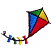 C1: Kite---Royal Blue(Isacord 40 #1535)&#13;&#10;C2: Kite---Green(Isacord 40 #1503)&#13;&#10;C3: Kite---Citrus(Isacord 40 #1187)&#13;&#10;C4: Kite---Poinsettia(Isacord 40 #1147)&#13;&#10;C5: Outline---Black(Isacord 40 #1234)