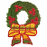 C1: Bow---Daffodil(Isacord 40 #1135)&#13;&#10;C2: Wreath---Lime(Isacord 40 #1176)&#13;&#10;C3: Plaid & Berries---Poinsettia(Isacord 40 #1147)