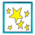 C1: Outline---White(Isacord 40 #1002)&#13;&#10;C2: Tackdown---White(Isacord 40 #1002)&#13;&#10;C3: Border---Baccarat Green(Isacord 40 #1046)&#13;&#10;C4: Stars---Citrus(Isacord 40 #1187)&#13;&#10;C5: Outline---Blueberry(Isacord 40 #1235)