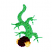 C1: Lizard---Limedrop - neon(Isacord 40 #1510)&#13;&#10;C2: Head---Dusty Grape(Isacord 40 #1255)&#13;&#10;C3: Eye---Buttercup(Isacord 40 #1135)