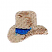 C1: Hat---Oat(Isacord 40 #1127)&#13;&#10;C2: Shade---Fawn(Isacord 40 #1128)&#13;&#10;C3: Band---Tropical Blue(Isacord 40 #1534)