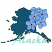 C1: State---Amazon(Isacord 40 #1206)&#13;&#10;C2: State Shading---Green(Isacord 40 #1503)&#13;&#10;C3: State Outlines---Backyard Green(Isacord 40 #1175)&#13;&#10;C4: Flowers---Celestial(Isacord 40 #1028)&#13;&#10;C5: Flower Shading---River Mist(Isacord 40