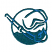 C1: Main Color---Rain Forest(Isacord 40 #1517)&#13;&#10;C2: Contour Color---Tropical Blue(Isacord 40 #1534)