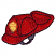 C1: Hat---Poinsettia(Isacord 40 #1147)&#13;&#10;C2: Hat Shading---Winterberry(Isacord 40 #1035)&#13;&#10;C3: Badge---Citrus(Isacord 40 #1187)&#13;&#10;C4: Badge Outlines---Goldenrod(Isacord 40 #1137)&#13;&#10;C5: Chin Strap---Whale(Isacord 40 #1041)&#13;&