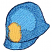 C1: Hat---Crystal Blue(Isacord 40 #1249)&#13;&#10;C2: Hat Shading---Colonial Blue(Isacord 40 #1253)&#13;&#10;C3: Hat Outlines---Light Midnight(Isacord 40 #1197)&#13;&#10;C4: Badge---Citrus(Isacord 40 #1187)&#13;&#10;C5: Badge Outlines---Goldenrod(Isacord