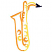 C1: Baritone Sax---Citrus(Isacord 40 #1187)&#13;&#10;C2: Baritone Sax---Goldenrod(Isacord 40 #1137)&#13;&#10;C3: Mouthpiece---Charcoal(Isacord 40 #1234)