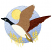 C1: Sky---Wedgewood(Isacord 40 #1028)&#13;&#10;C2: Sun---Buttercup(Isacord 40 #1135)&#13;&#10;C3: Far Wing---Fox(Isacord 40 #1186)&#13;&#10;C4: Near Wing & Tail---Pecan(Isacord 40 #1128)&#13;&#10;C5: Body & Throat---Cream(Isacord 40 #1071)&#13;&#10;C6: Fa