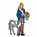 C1: Skin---Shrimp Pink(Isacord 40 #1017)&#13;&#10;C2: Hair, Plaque & Belt---Citrus(Isacord 40 #1187)&#13;&#10;C3: Ribbon---Crystal Blue(Isacord 40 #1249)&#13;&#10;C4: Ribbon Outines & Coat---Nordic Blue(Isacord 40 #1076)&#13;&#10;C5: Sash, Shirt & Spots o
