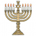 C1: Candle Irridescence---Pearl / Iridescent(Yenmet/ Isamet #7021)&#13;&#10;C2: Candles---Muslin(Isacord 40 #1082)&#13;&#10;C3: Menorah---Cornsilk(Isacord 40 #1055)&#13;&#10;C4: Menorah Shading---Palomino(Isacord 40 #1070)&#13;&#10;C5: Candle & Menorah Ou