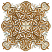 C1: Outer Background---Vanilla(Isacord 40 #1022)&#13;&#10;C2: Outer Light Details---Cornsilk(Isacord 40 #1055)&#13;&#10;C3: Outer Dark Details---Liberty Gold(Isacord 40 #1025)&#13;&#10;C4: Center Background---Vanilla(Isacord 40 #1022)&#13;&#10;C5: Center