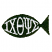C1: Fish---Backyard Green(Isacord 40 #1175)&#13;&#10;C2: Lettering---White(Isacord 40 #1002)