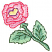 C1: Stem & Leaves---Spring Frost(Isacord 40 #1047)&#13;&#10;C2: Leaf Shading---Bright Mint(Isacord 40 #1510)&#13;&#10;C3: Leaf Outlines---Lima Bean(Isacord 40 #1177)&#13;&#10;C4: Flower Petals---Carnation(Isacord 40 #1121)&#13;&#10;C5: Flower Petals Shadi
