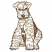 C1: Dog---Old Gold(Isacord 40 #1055)&#13;&#10;C2: Dog Shading & Outlines---Ashley Gold(Isacord 40 #1025)