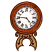 C1: Pendulum Case---Toffee(Isacord 40 #1126)&#13;&#10;C2: Pendulum Besign---Espresso(Isacord 40 #1214)&#13;&#10;C3: Pendulum Trim---Redwood(Isacord 40 #1057)&#13;&#10;C4: Pendulum Outlines---Mahogany(Isacord 40 #1215)&#13;&#10;C5: Clock Case---Rust(Isacor