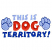 C1: Paws & "This Is"---Lake Blue(Isacord 40 #1030)&#13;&#10;C2: Paws Outlines & "Territory"---Blue Ribbon(Isacord 40 #1535)&#13;&#10;C3: "Dog"---Terra Cotta(Isacord 40 #1081)