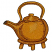C1: Inside Spout---Pine Bark(Isacord 40 #1170)&#13;&#10;C2: Handle Hinges---Eggshell(Isacord 40 #1071)&#13;&#10;C3: Teapot---Ashley Gold(Isacord 40 #1025)&#13;&#10;C4: Teapot Dark Shading---Rust(Isacord 40 #1058)&#13;&#10;C5: Design Outlines---Cinnamon(Is