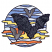 C1: Large Bat---Navy(Isacord 40 #1044)&#13;&#10;C2: Small Bats---Leadville(Isacord 40 #1220)&#13;&#10;C3: Dark Clouds---Clay(Isacord 40 #1021)&#13;&#10;C4: Light Clouds---Lemon(Isacord 40 #1167)&#13;&#10;C5: Light Sky Sections---Ice Cap(Isacord 40 #1074)&