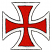 C1: Cross---Poinsettia(Isacord 40 #1147)&#13;&#10;C2: Cross Outlines---White(Isacord 40 #1002)&#13;&#10;C3: Cross Detail---Black(Isacord 40 #1234)