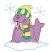 C1: Snow---White(Isacord 40 #1002)&#13;&#10;C2: Walrus---Cachet(Isacord 40 #1080)&#13;&#10;C3: Nose---Wild Iris(Isacord 40 #1032)&#13;&#10;C4: Scarf & Hat---Buttercup(Isacord 40 #1135)&#13;&#10;C5: Scarf & Hat Stripes---Trellis Green(Isacord 40 #1503)&#13