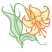 C1: Leaves---Spanish Moss(Isacord 40 #1063)&#13;&#10;C2: Flower---White(Isacord 40 #1002)&#13;&#10;C3: Flower & Fade---Lemon(Isacord 40 #1167)&#13;&#10;C4: Leaf Outlines---Kiwi(Isacord 40 #1104)&#13;&#10;C5: Flower Outlines---Melon(Isacord 40 #1259)