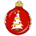 C1: Ornament---Poinsettia(Isacord 40 #1147)&#13;&#10;C2: Ornament Highlights---Geranium(Isacord 40 #1039)&#13;&#10;C3: Ornament Shading---Rio Red(Isacord 40 #1169)&#13;&#10;C4: Tree Trunk---Pecan(Isacord 40 #1128)&#13;&#10;C5: Trees---White(Isacord 40 #10