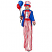 C1: Skin---Shrimp(Isacord 40 #1258)&#13;&#10;C2: Hat & Clothes---White(Isacord 40 #1002)&#13;&#10;C3: Clothes Shading & Hair---Smoke(Isacord 40 #1219)&#13;&#10;C4: Clothes & Balloon---Cerulean(Isacord 40 #1534)&#13;&#10;C5: Clothes Shading---Light Midnigh