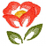 C1: Leaves---Lima Bean(Isacord 40 #1177)&#13;&#10;C2: Petals---Flamingo(Isacord 40 #1020)&#13;&#10;C3: Center---Mimosa(Isacord 40 #1185)