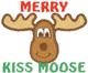 Merry Kiss Moose