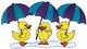 Ducks W/umbrellas
