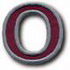 "O" Small Athletic Letter