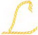 "L" Rope Alphabet 2.5"