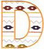 "D" Southwest Alphabet