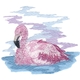 Flamingo Swimming