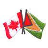 FLAGS OF CANADA & GUYANA