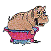 HIPPO IN A BATHTUB