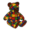 PATCHWORK TEDDY BEAR
