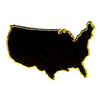 USA MAP W/BORDER