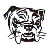 BULLDOG HEAD OUTLINE