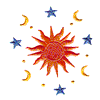 MOON, STARS, AND SUN