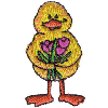 DUCK WITH FLOWERS