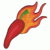 PEPPER WITH FLAME