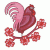 ROOSTER WITH EMBLEM