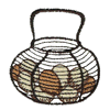 WIRE BASKET WITH EGGS
