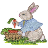 BUNNY WITH CARROTS