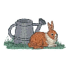BUNNY AND WATER PAIL
